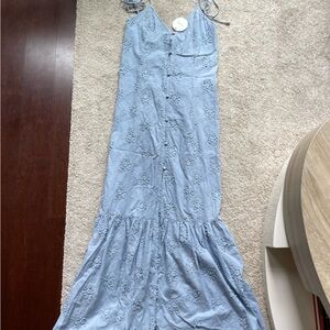 Tularosa light blue maxi dress